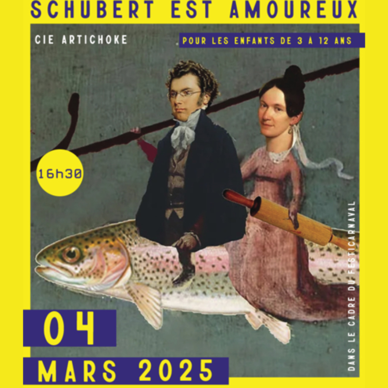 Schubert est amoureux Cie Artichoke toutes les dates de